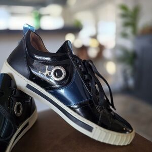 Alessandro Dell'acqua Patent Leather Sneakers